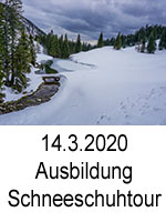 2020 03 14 Ausbildung Schneeschuhtour
