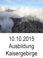TN 2015 10 10 Ausbildung Kaisergebirge