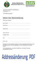 Adressänderung