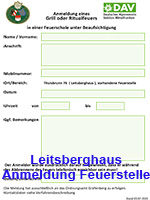 Anmeldung offenes Feuer – Leitsberghaus