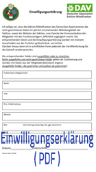 Einwilligung Datenveröffentlichung